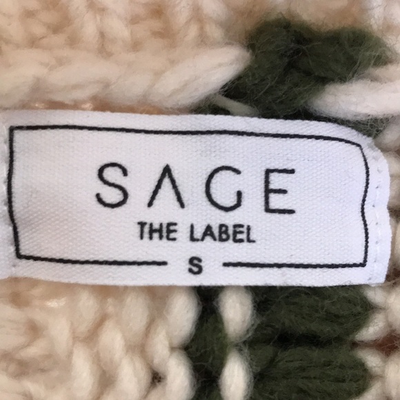 Sage The Label Kalyn Chunky Cardigan Size Small - Picture 5 of 7